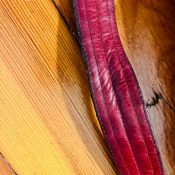 Hayden-Harnett Red Havana Hobo Handbag - Picture 9 of 9